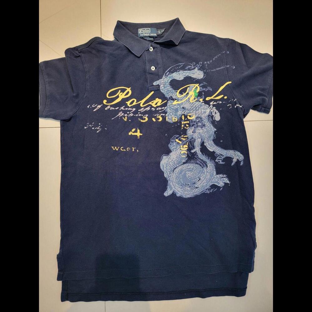 POLO RALPH LAUREN L SEAHORSE DRAGON 00s Limited Edition